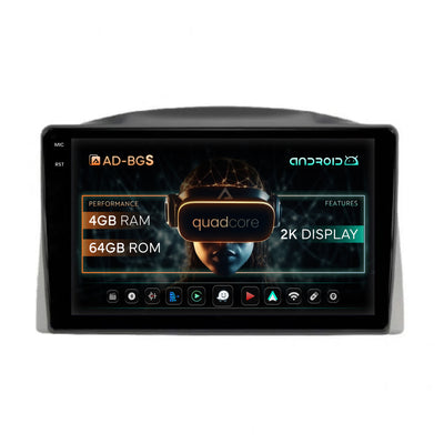 Navigatie 2K Jeep Grand Cherokee (2005-2007), Android, S-Quadcore / 4GB RAM + 64GB ROM, 10.36 Inch - AD-BGS100042K+AD-BGRKIT283