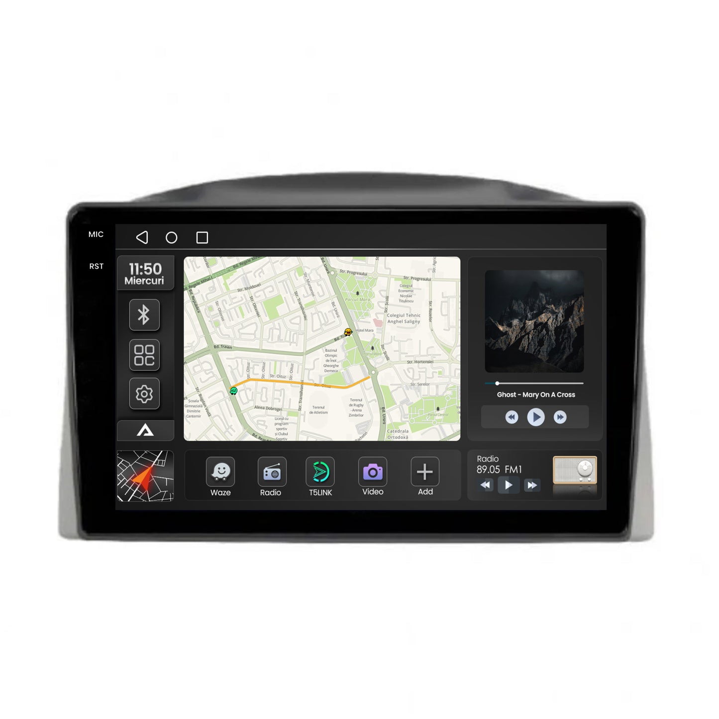 Navigatie 2K Jeep Grand Cherokee (2005-2007), Android, S-Quadcore / 4GB RAM + 64GB ROM, 10.36 Inch - AD-BGS100042K+AD-BGRKIT283