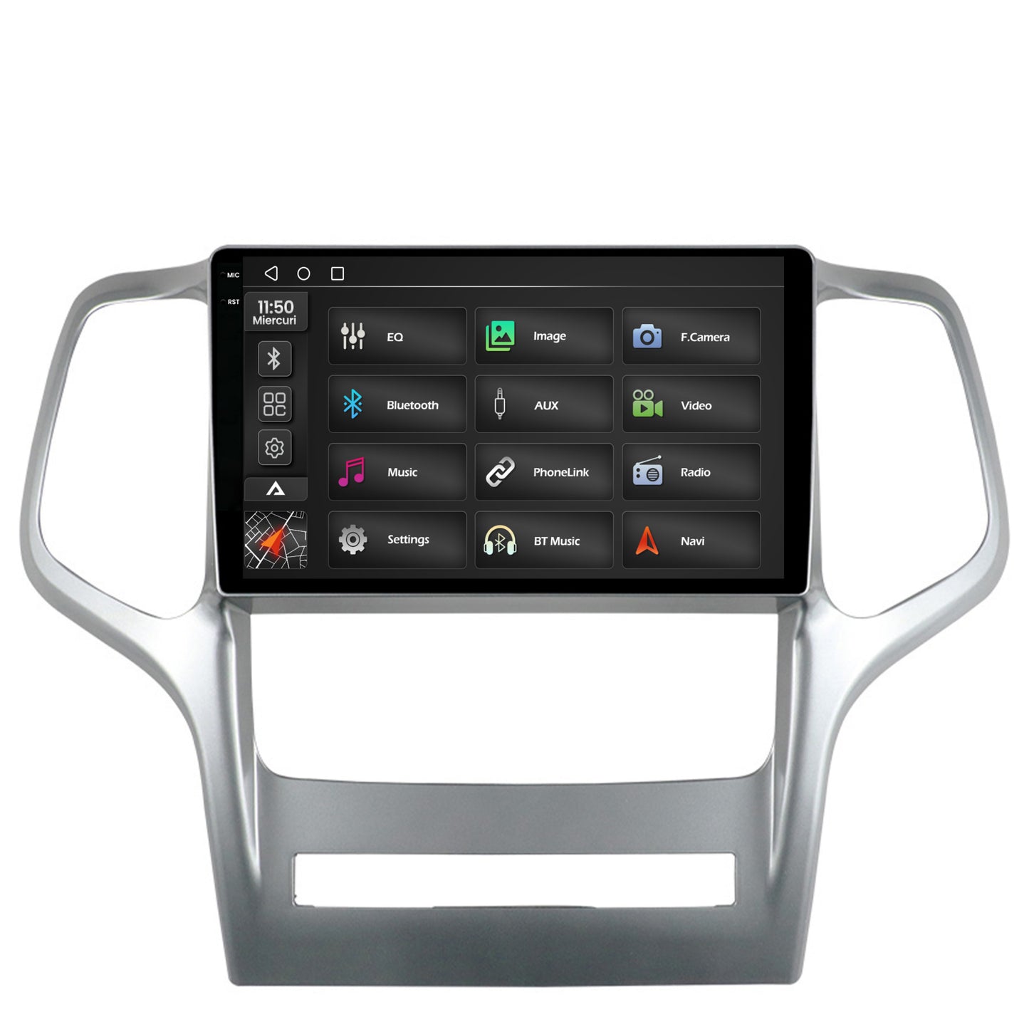 Navigatie 2K Jeep Grand Cherokee (2010-2013), Android, S-Quadcore / 4GB RAM + 64GB ROM, 9.5 Inch - AD-BGS90042K+AD-BGRKIT297