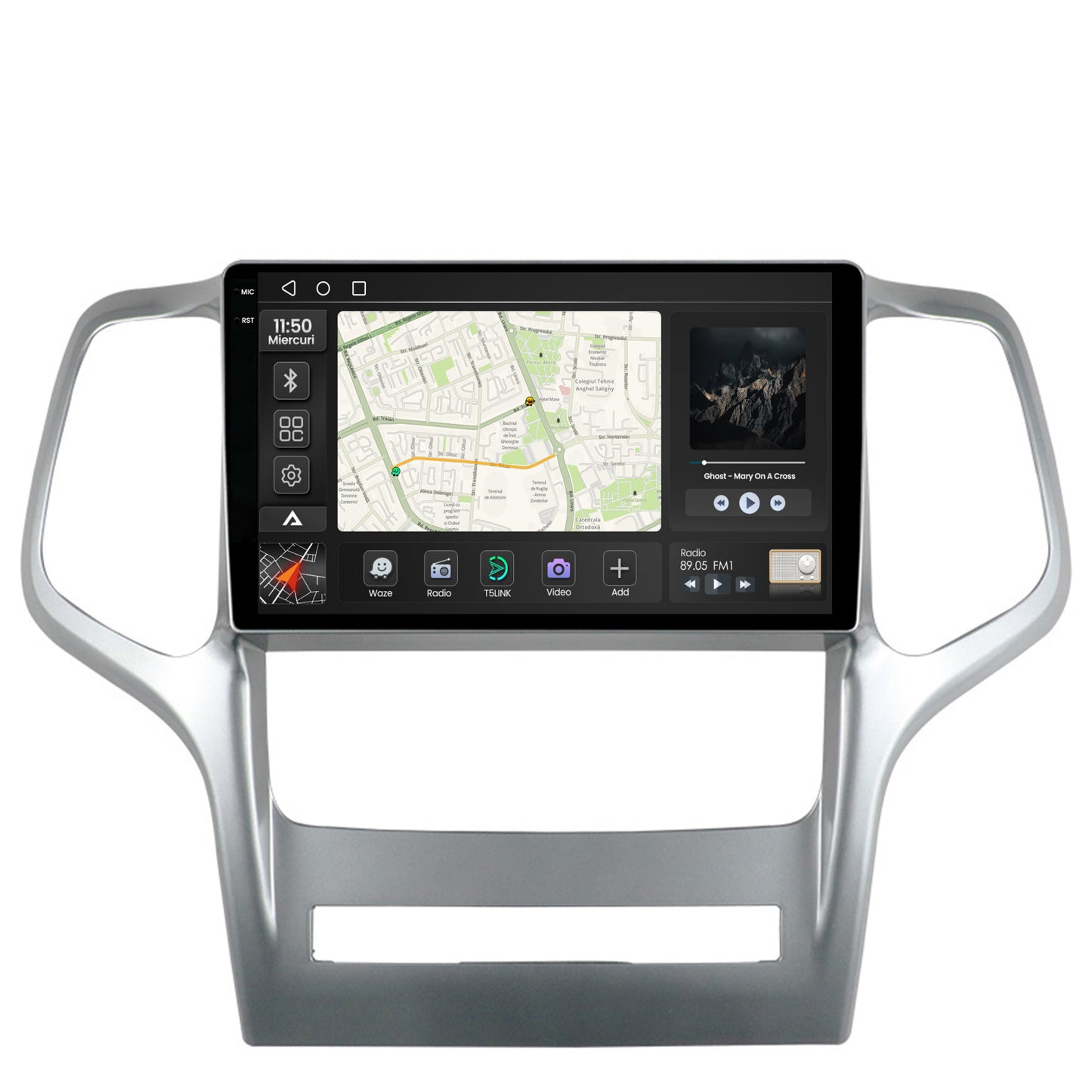 Navigatie 2K Jeep Grand Cherokee (2010-2013), Android, S-Quadcore / 4GB RAM + 64GB ROM, 9.5 Inch - AD-BGS90042K+AD-BGRKIT297