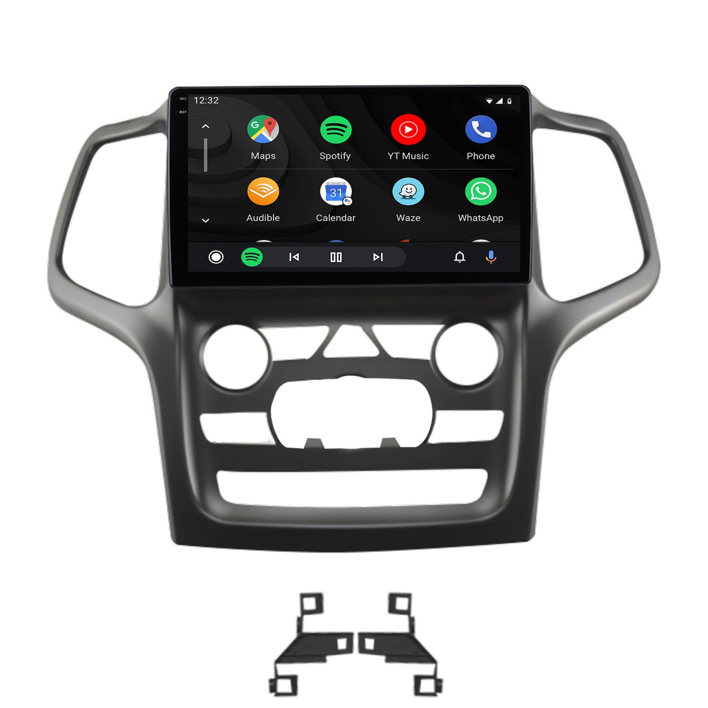 Navigatie 2K Jeep Grand Cherokee (2014-2022), Android, S-Quadcore / 4GB RAM + 64GB ROM, 9.5 Inch - AD-BGS90042K+AD-BGRKIT272