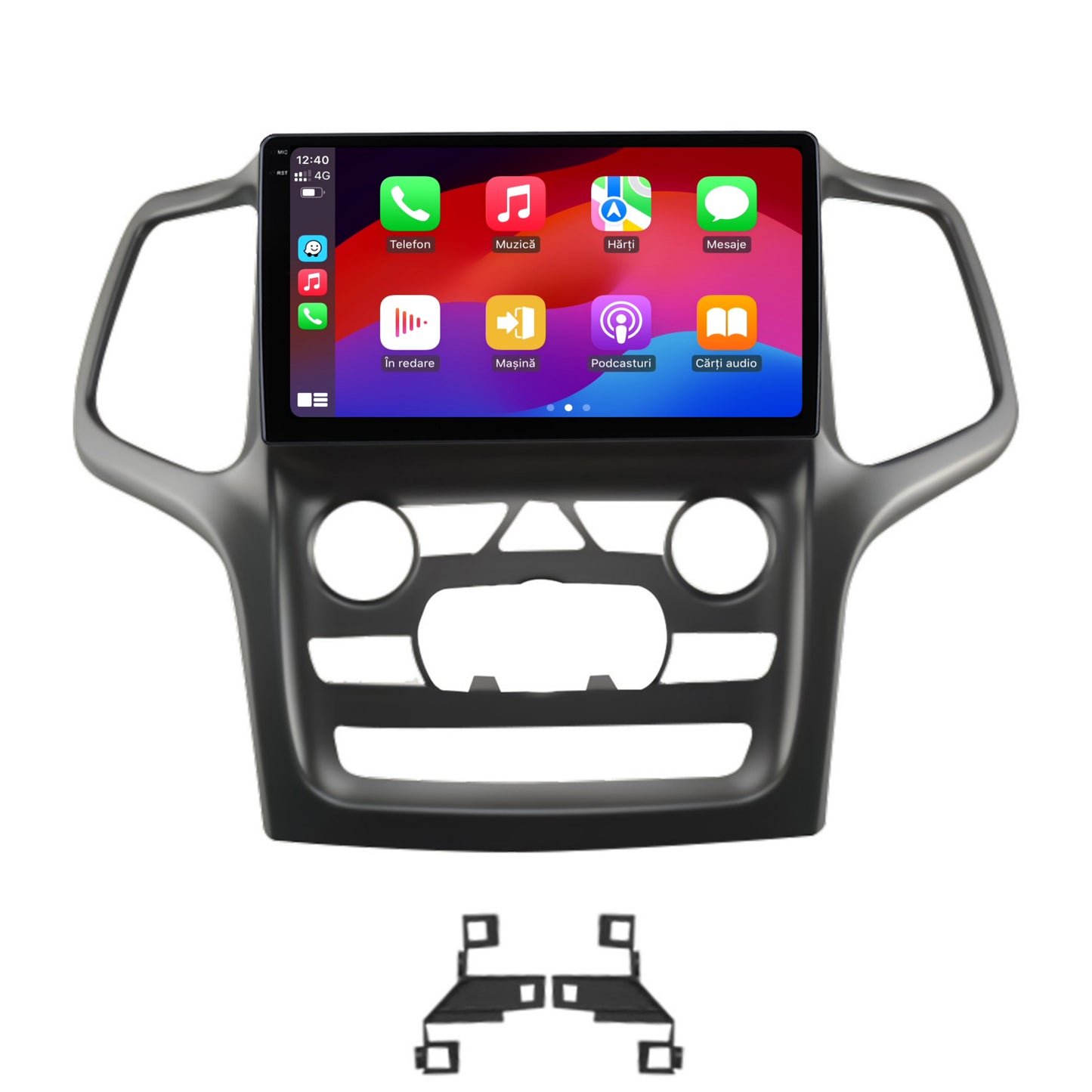 Navigatie 2K Jeep Grand Cherokee (2014-2022), Android, S-Quadcore / 4GB RAM + 64GB ROM, 9.5 Inch - AD-BGS90042K+AD-BGRKIT272