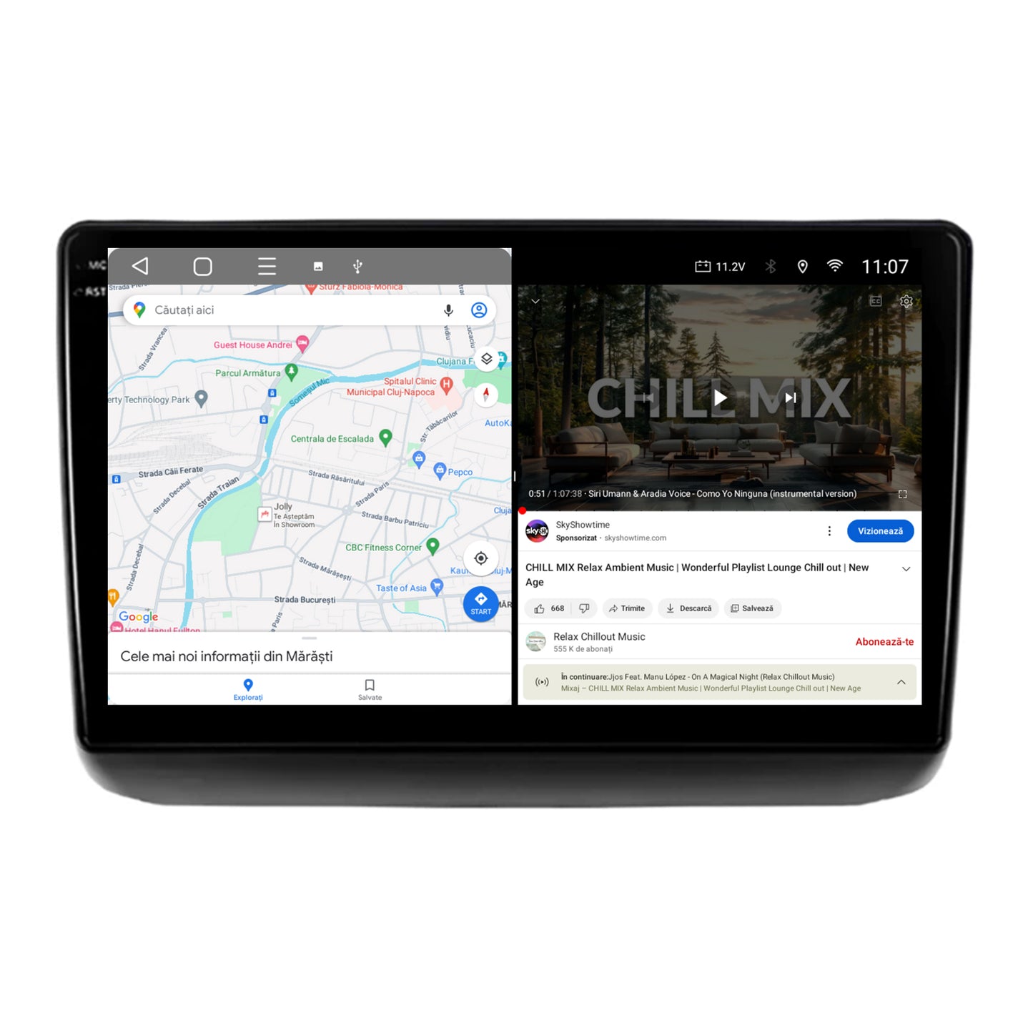 Navigatie 2K Jeep Grand Cherokee (2013-2020), Android, S-Quadcore / 4GB RAM + 64GB ROM, 9.5 Inch - AD-BGS90042K+AD-BGRKIT298