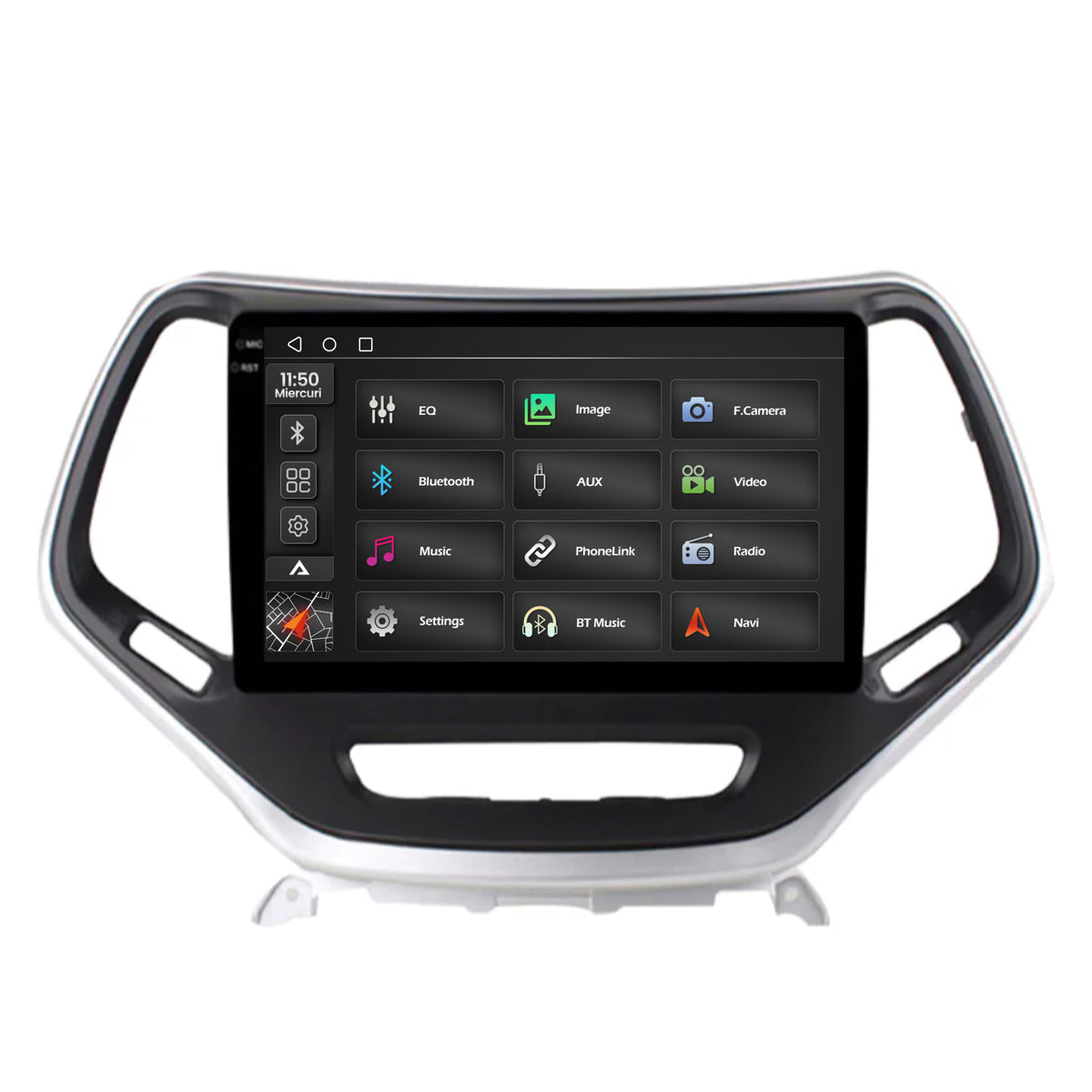 Navigatie 2K Jeep Grand Cherokee (2015+), Android OS, S-Quadcore / 4GB RAM + 64GB ROM, 10.36 Inch - AD-BGS100042K+AD-BGRKIT285