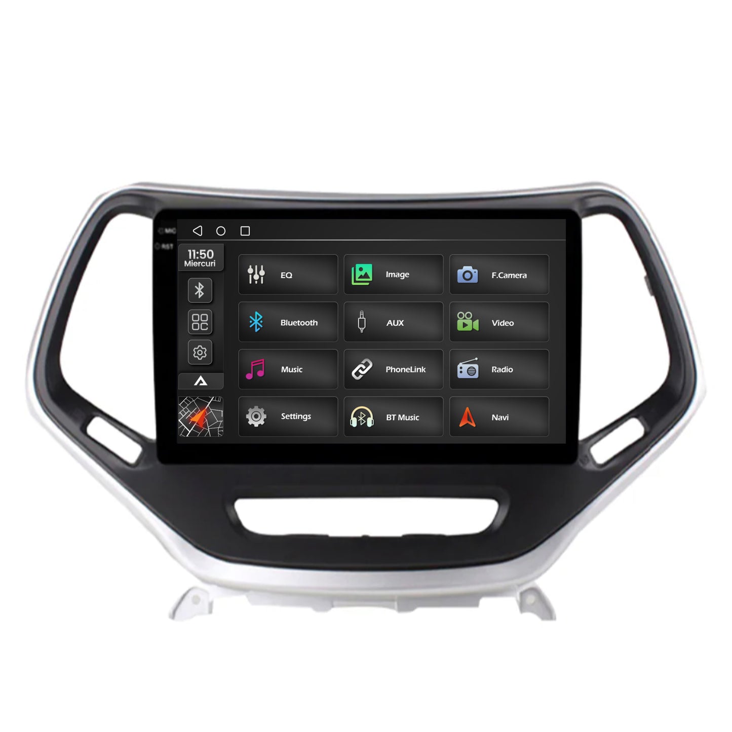 Navigatie 2K Jeep Grand Cherokee (2015+), Android OS, S-Quadcore / 4GB RAM + 64GB ROM, 10.36 Inch - AD-BGS100042K+AD-BGRKIT285