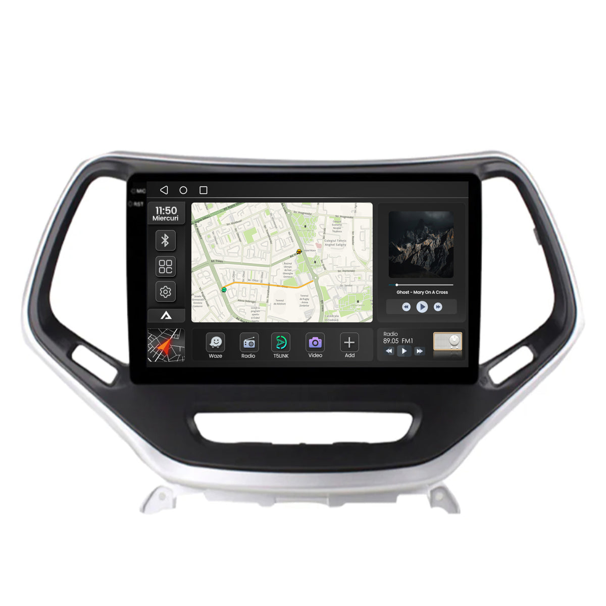 Navigatie 2K Jeep Grand Cherokee (2015+), Android OS, S-Quadcore / 4GB RAM + 64GB ROM, 10.36 Inch - AD-BGS100042K+AD-BGRKIT285