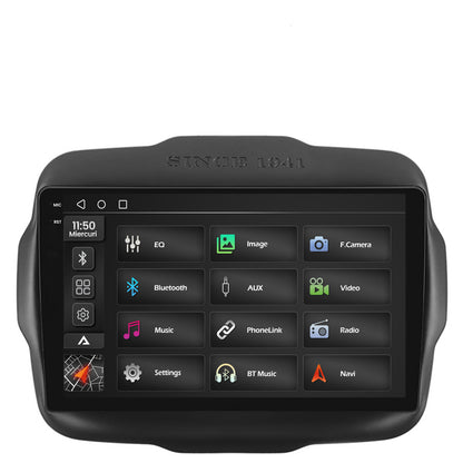 Navigatie 2K Jeep Renegade (2014-2018), Android, S-Quadcore / 4GB RAM + 64GB ROM, 9.5 Inch - AD-BGS90042K+AD-BGRKIT286
