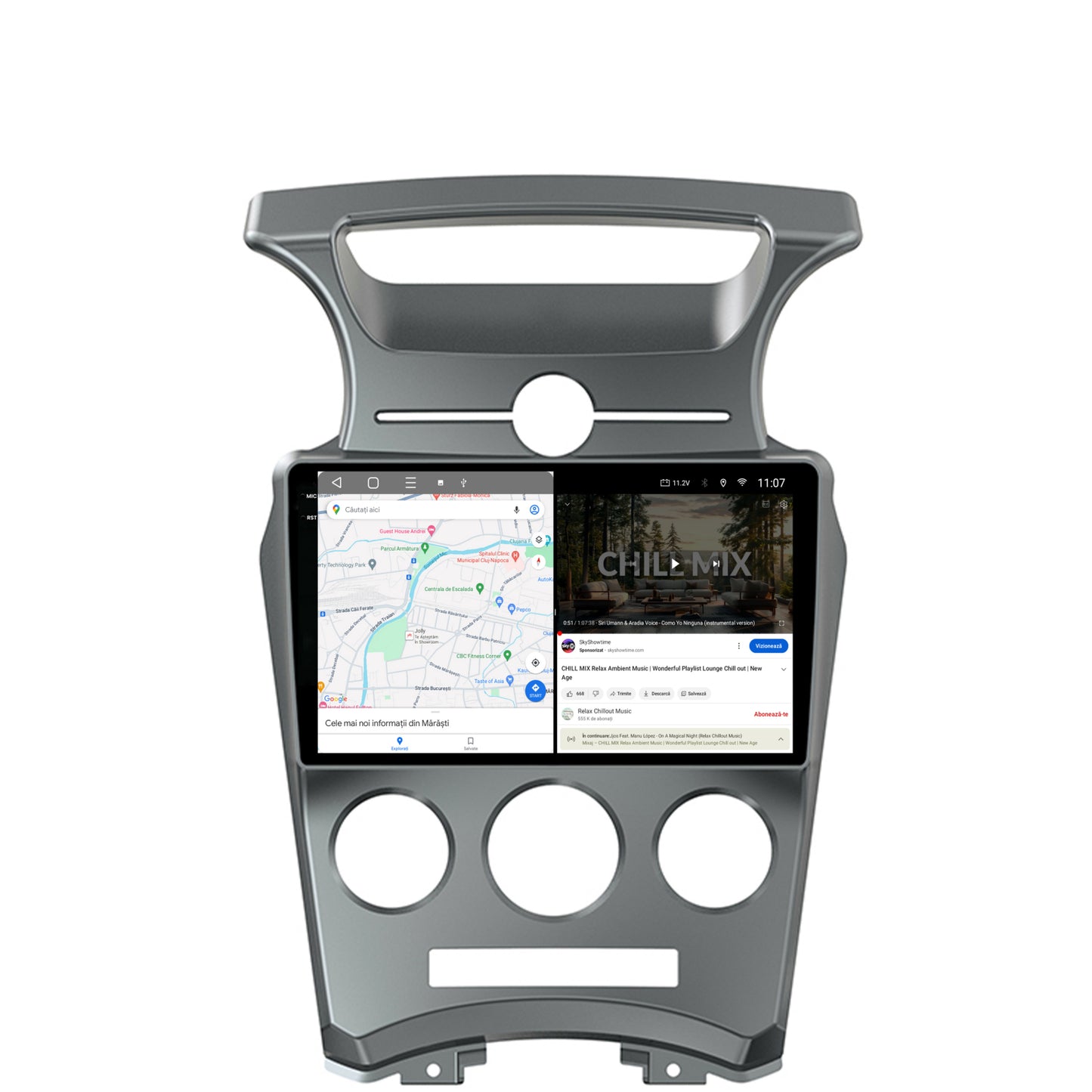 Navigatie 2K Kia Carens (2007-2011), Android, S-Quadcore / 4GB RAM + 64GB ROM, 9.5 Inch - AD-BGS90042K+AD-BGRKIT209