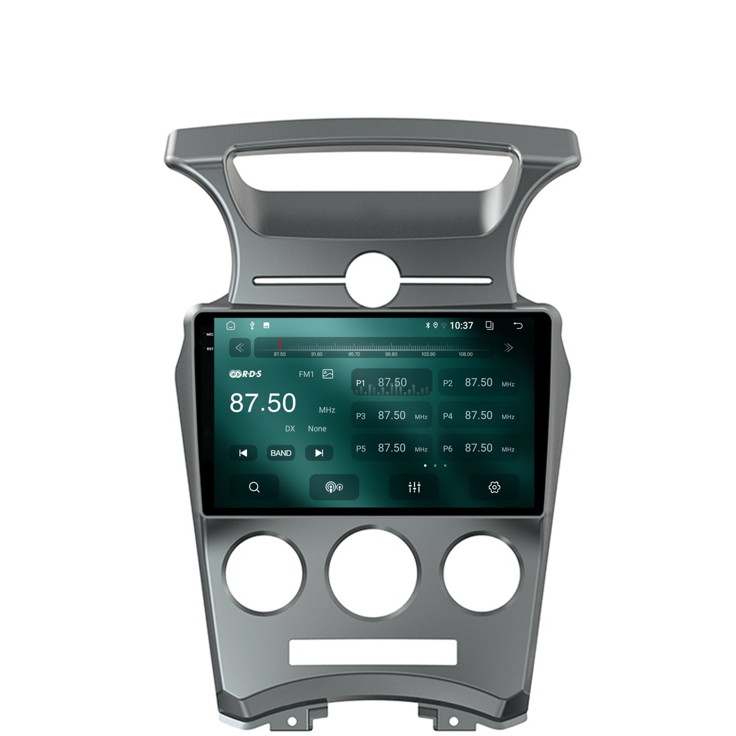 Navigatie 2K Kia Carens (2007-2011), Android, S-Quadcore / 4GB RAM + 64GB ROM, 9.5 Inch - AD-BGS90042K+AD-BGRKIT209