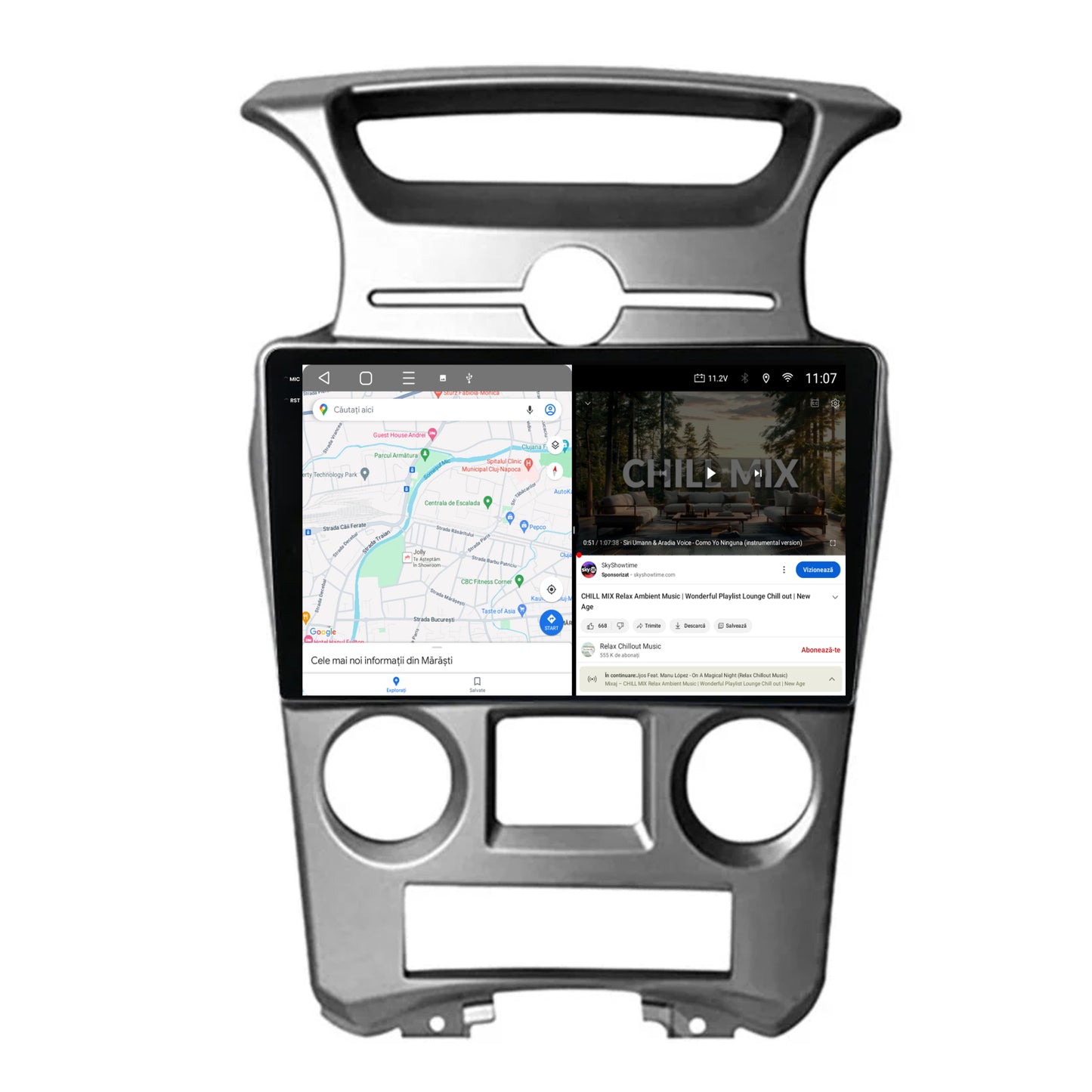 Navigatie 2K Kia Carens (2007-2011), Android, S-Quadcore / 4GB RAM + 64GB ROM, 9.5 Inch - AD-BGS90042K+AD-BGRKIT209V2