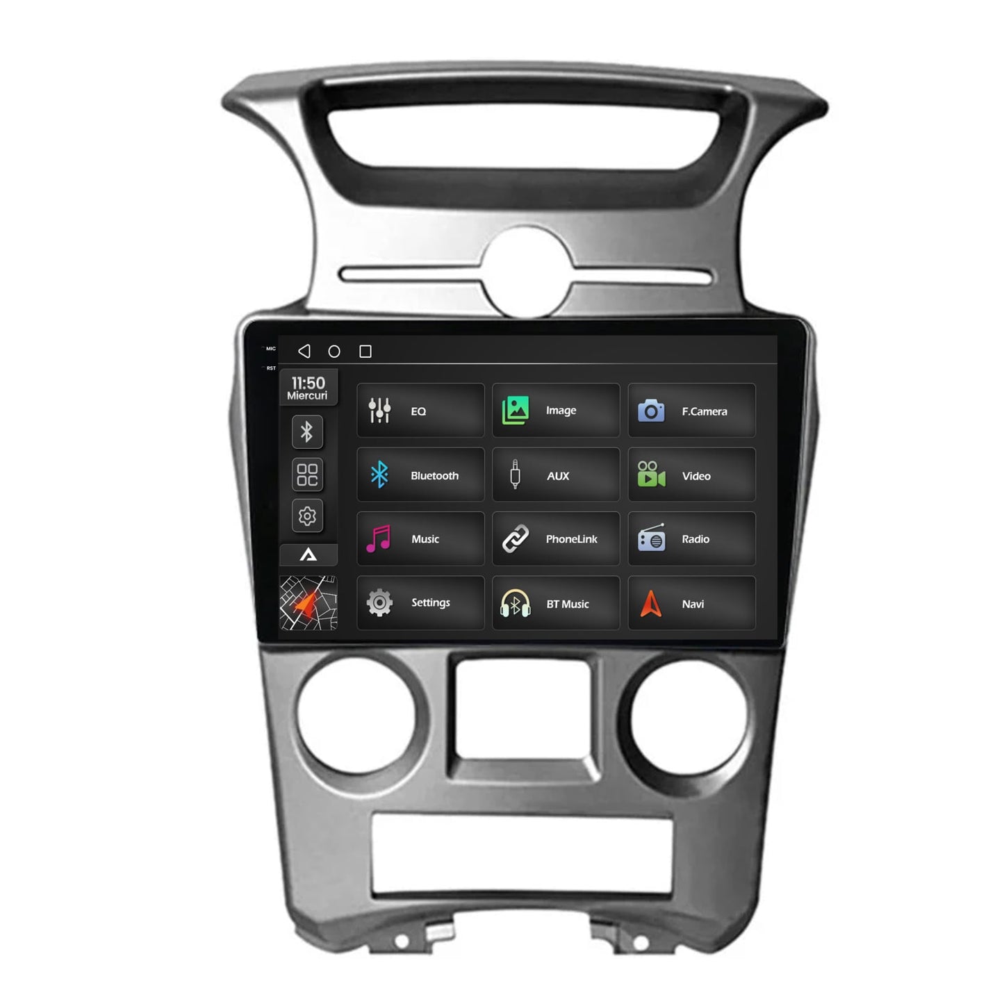 Navigatie 2K Kia Carens (2007-2011), Android, S-Quadcore / 4GB RAM + 64GB ROM, 9.5 Inch - AD-BGS90042K+AD-BGRKIT209V2