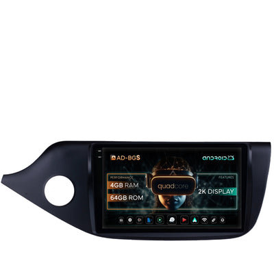 Navigatie 2K Kia CEED (2012-2018), Android, S-Quadcore / 4GB RAM + 64GB ROM, 9.5 Inch - AD-BGS90042K+AD-BGRKIT149