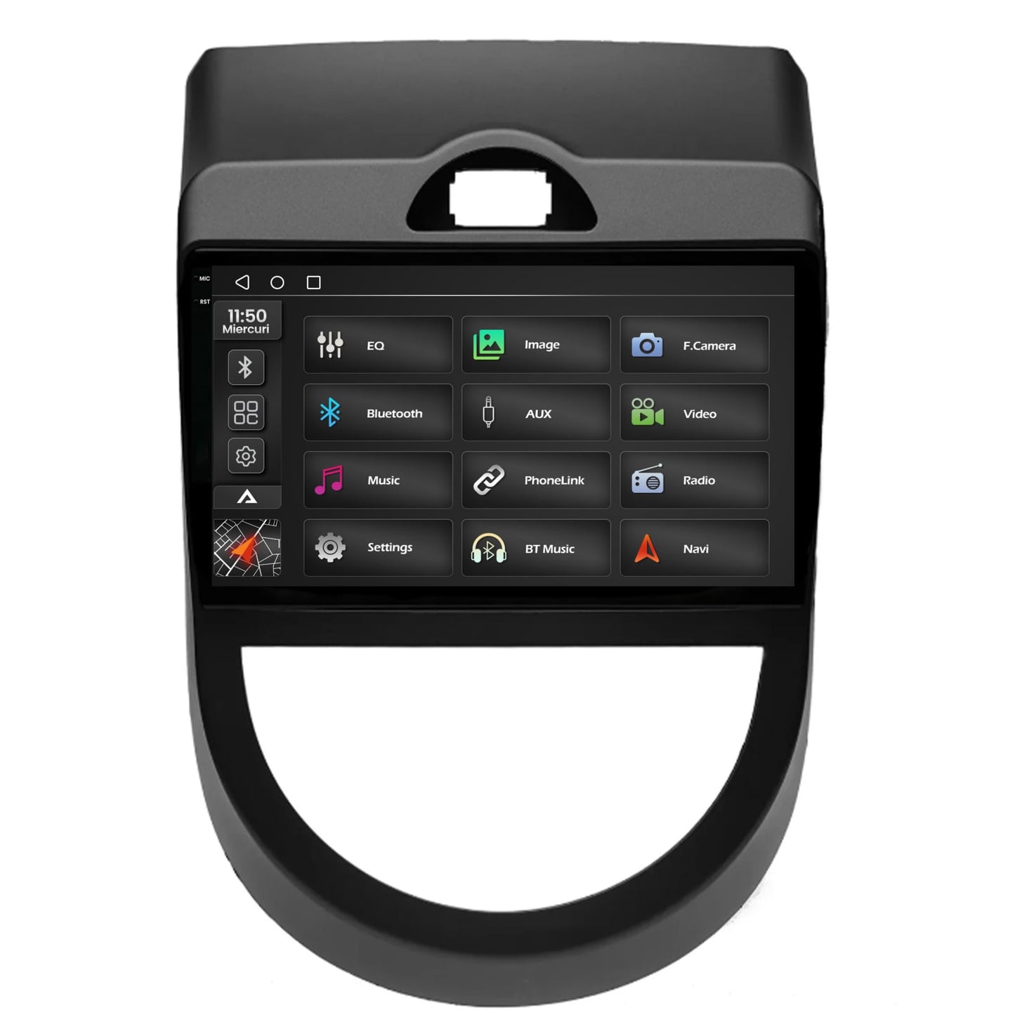 Navigatie 2K Kia Soul (2009-2013), Android, S-Quadcore / 4GB RAM + 64GB ROM, 9.5 Inch - AD-BGS90042K+AD-BGRKIT215V2