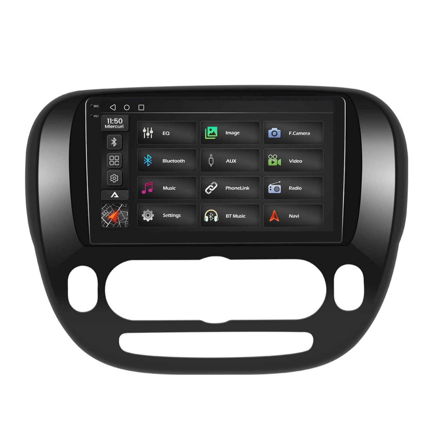 Navigatie 2K Kia Soul (2014-2019), Android, S-Quadcore / 4GB RAM + 64GB ROM, 9.5 Inch - AD-BGS90042K+AD-BGRKIT233V1