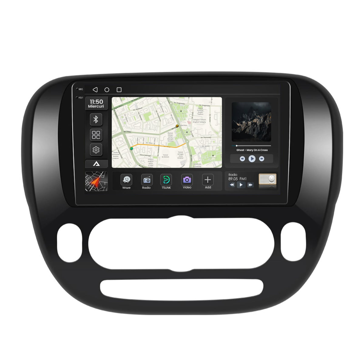 Navigatie 2K Kia Soul (2014-2019), Android, S-Quadcore / 4GB RAM + 64GB ROM, 9.5 Inch - AD-BGS90042K+AD-BGRKIT233V1
