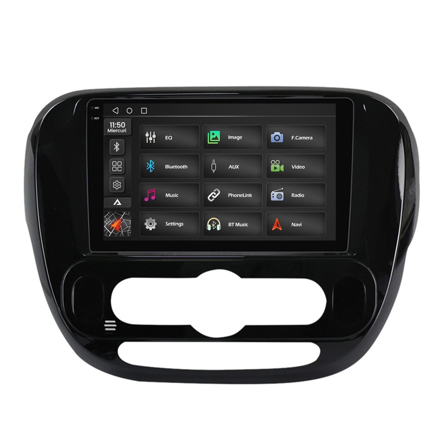Navigatie 2K Kia Soul (2014-2019), Android, S-Quadcore / 4GB RAM + 64GB ROM, 9.5 Inch - AD-BGS90042K+AD-BGRKIT233V2
