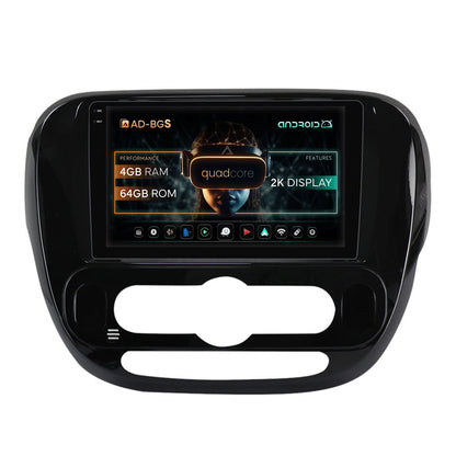 Navigatie 2K Kia Soul (2014-2019), Android, S-Quadcore / 4GB RAM + 64GB ROM, 9.5 Inch - AD-BGS90042K+AD-BGRKIT233V2