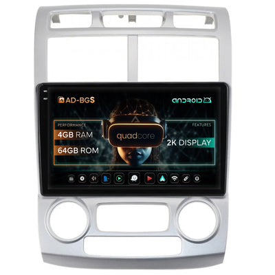 Navigatie 2K Kia Sportage (2005-2010) M/AC, Android, S-Quadcore / 4GB RAM + 64GB ROM, 9.5 Inch - AD-BGS90042K+AD-BGRKIT148
