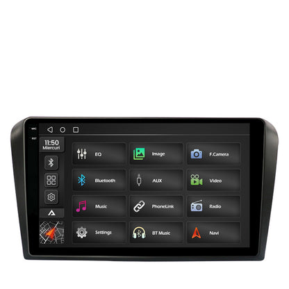 Navigatie 2K Mazda 3 (2003-2009), Android, S-Quadcore / 4GB RAM + 64GB ROM, 9.5 Inch - AD-BGS90042K+AD-BGRKIT322