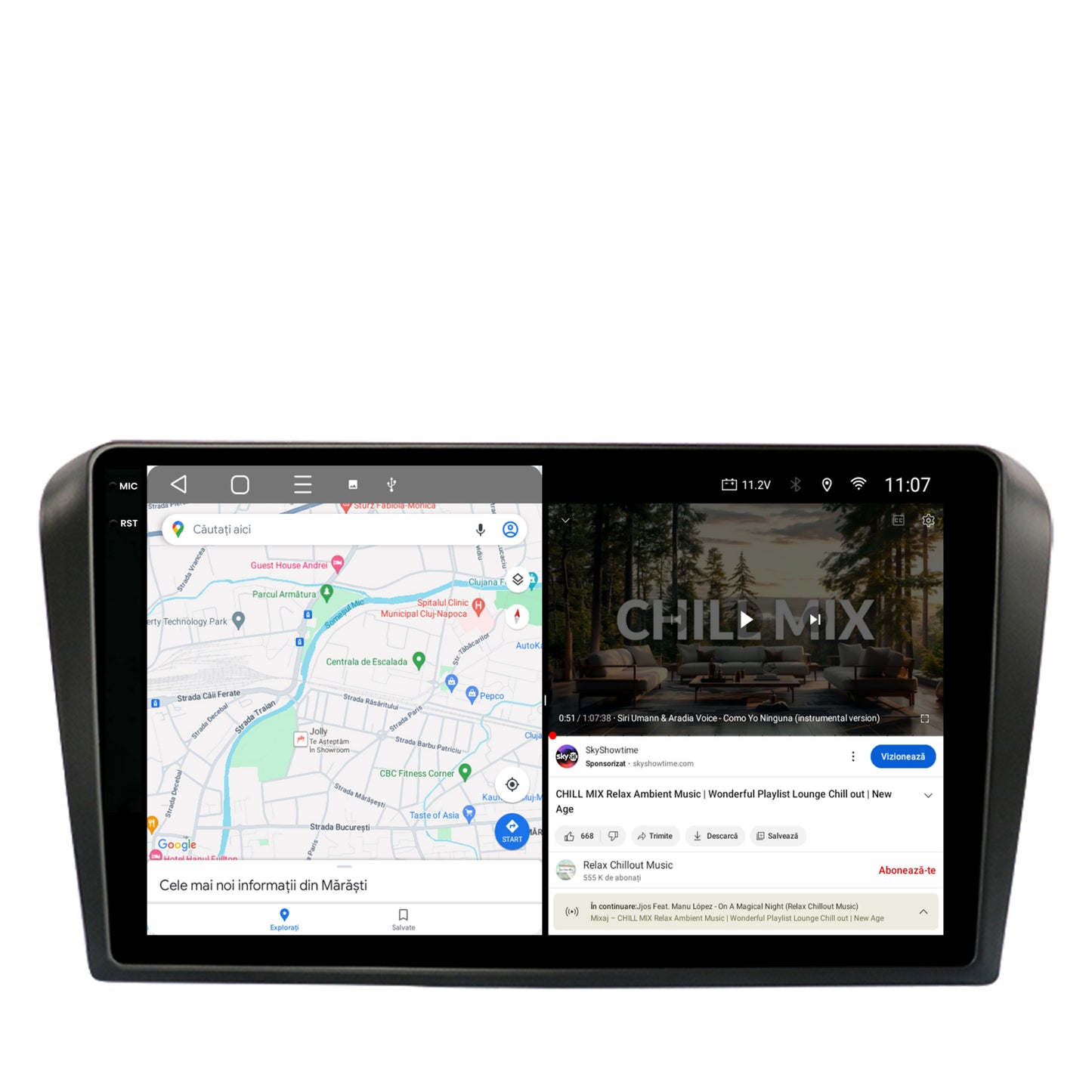 Navigatie 2K Mazda 3 (2003-2009), Android, S-Quadcore / 4GB RAM + 64GB ROM, 9.5 Inch - AD-BGS90042K+AD-BGRKIT322