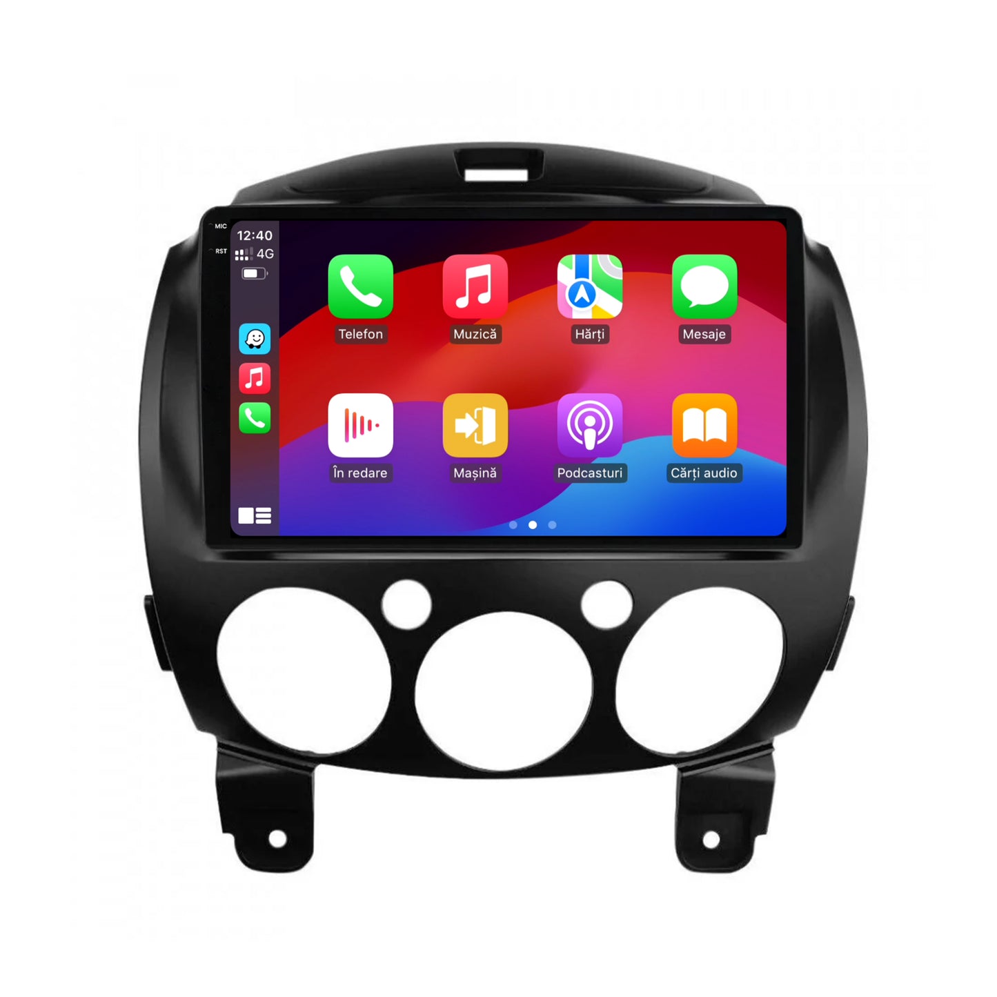 Navigatie 2K Mazda 2 (2007-2014), Android, S-Quadcore / 4GB RAM + 64GB ROM, 9.5 Inch - AD-BGS90042K+AD-BGRKIT325