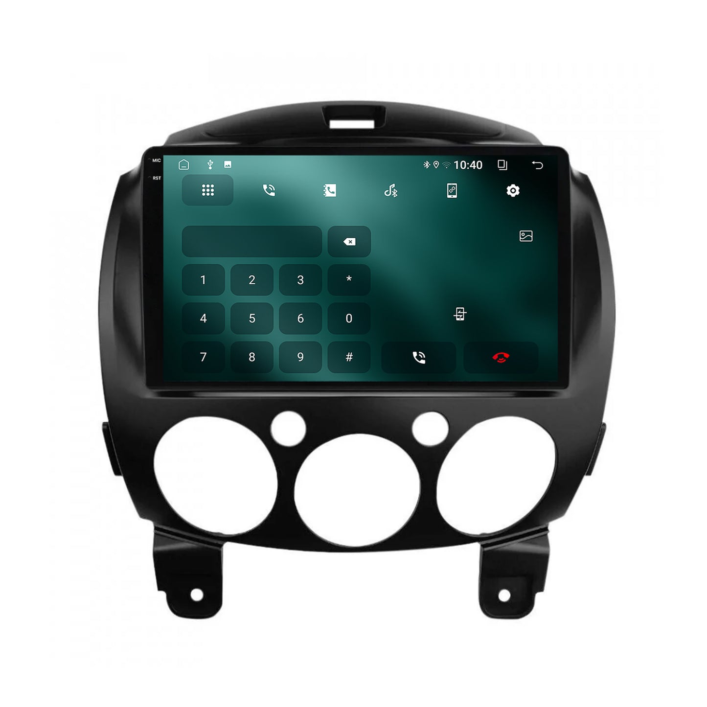 Navigatie 2K Mazda 2 (2007-2014), Android, S-Quadcore / 4GB RAM + 64GB ROM, 9.5 Inch - AD-BGS90042K+AD-BGRKIT325
