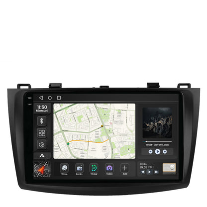 Navigatie 2K Mazda 3 (2009-2013), Android, S-Quadcore / 4GB RAM + 64GB ROM, 9.5 Inch - AD-BGS90042K+AD-BGRKIT320
