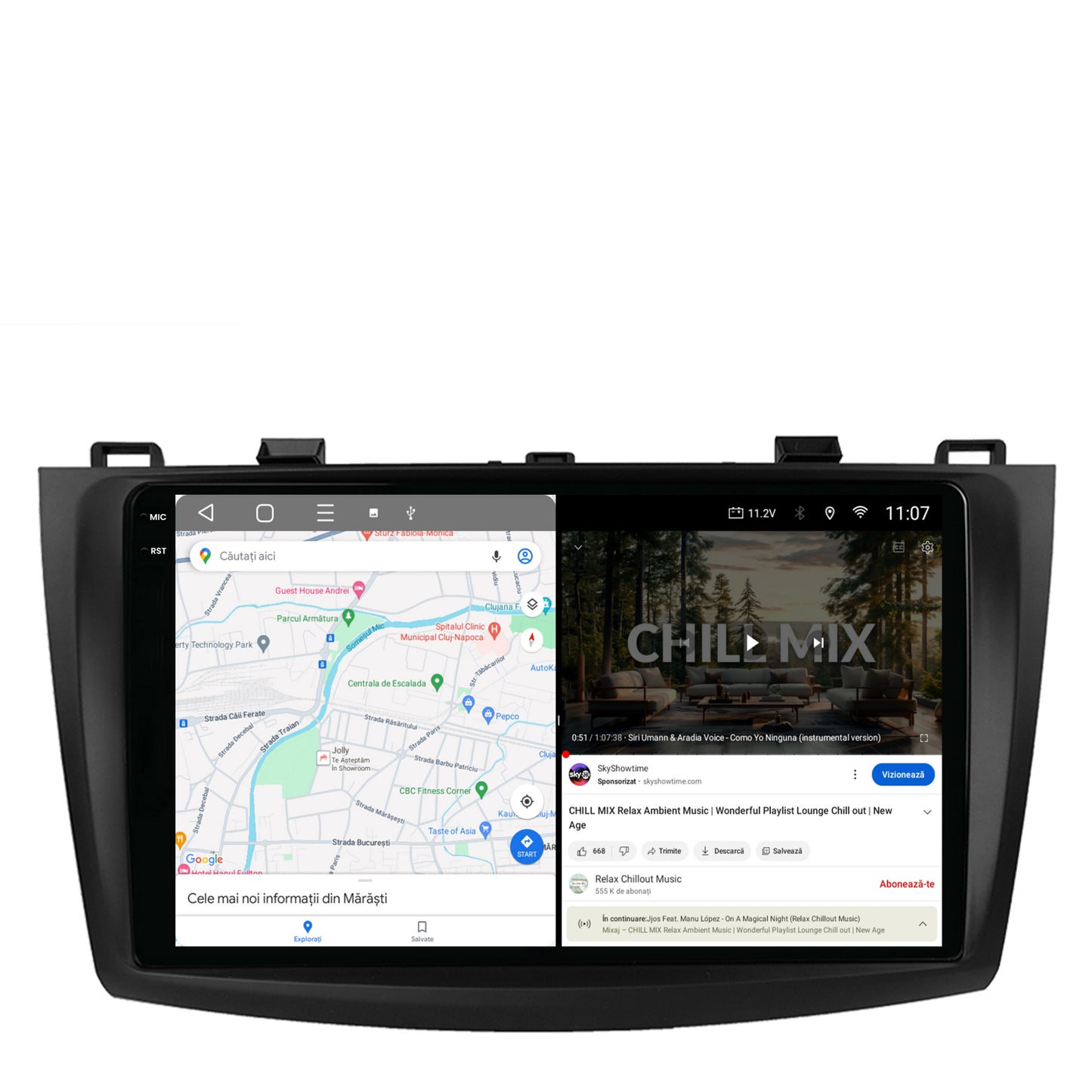 Navigatie 2K Mazda 3 (2009-2013), Android, S-Quadcore / 4GB RAM + 64GB ROM, 9.5 Inch - AD-BGS90042K+AD-BGRKIT320