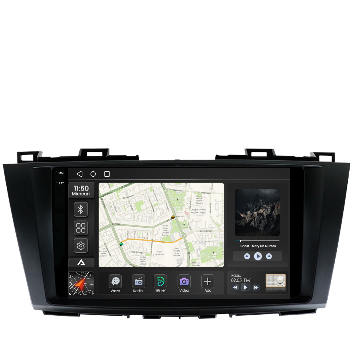 Navigatie 2K Mazda 5 (2010-2015), Android, S-Quadcore / 4GB RAM + 64GB ROM, 9.5 Inch - AD-BGS90042K+AD-BGRKIT323