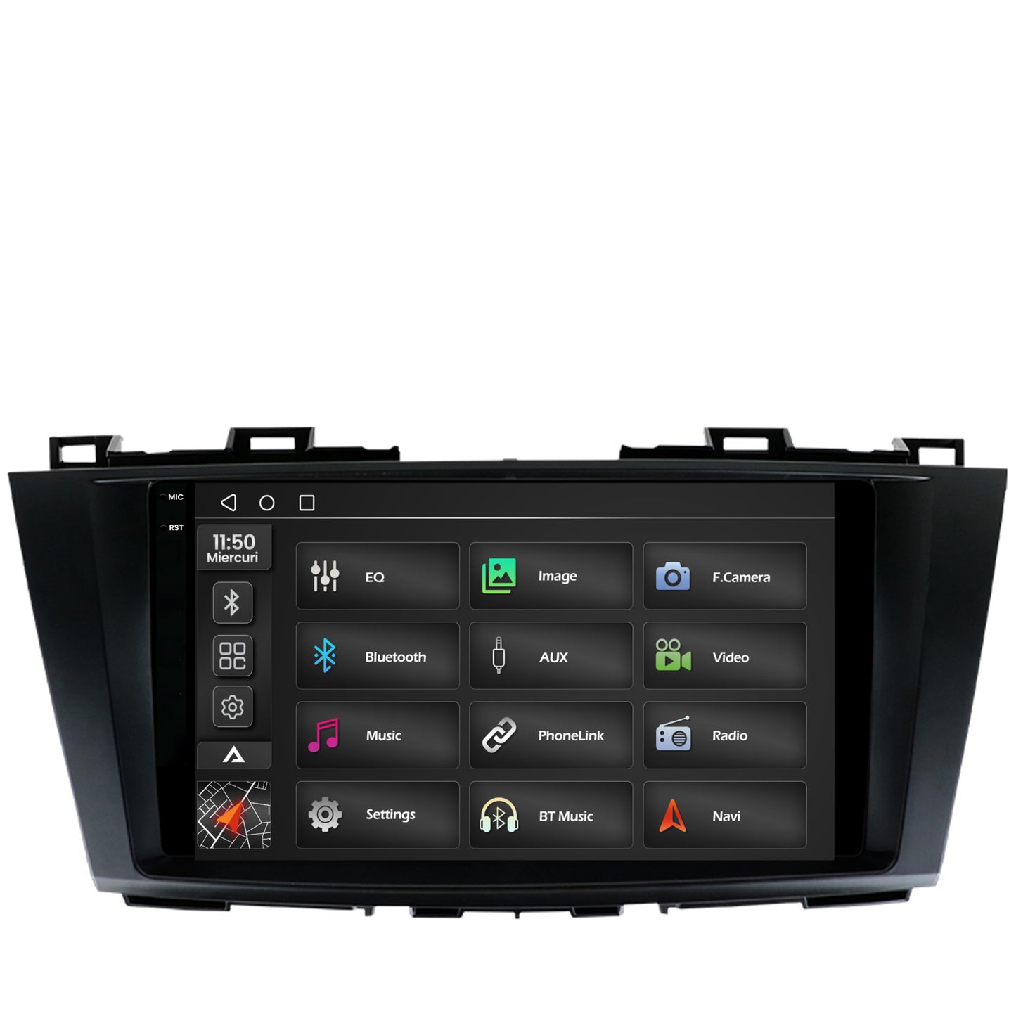 Navigatie 2K Mazda 5 (2010-2015), Android, S-Quadcore / 4GB RAM + 64GB ROM, 9.5 Inch - AD-BGS90042K+AD-BGRKIT323