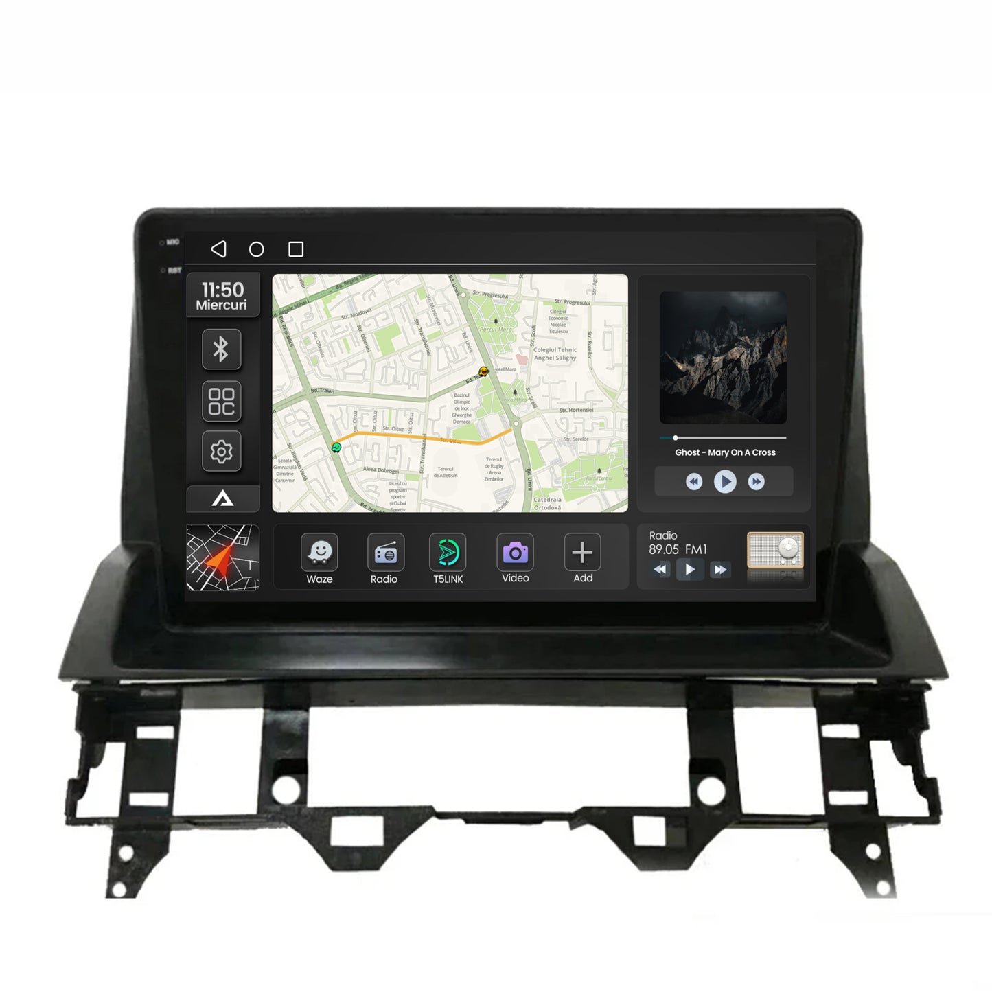 Navigatie 2K Mazda 6 (2002-2008), Android, S-Quadcore / 4GB RAM + 64GB ROM, 10.36 Inch - AD-BGS100042K+AD-BGRKIT321V2