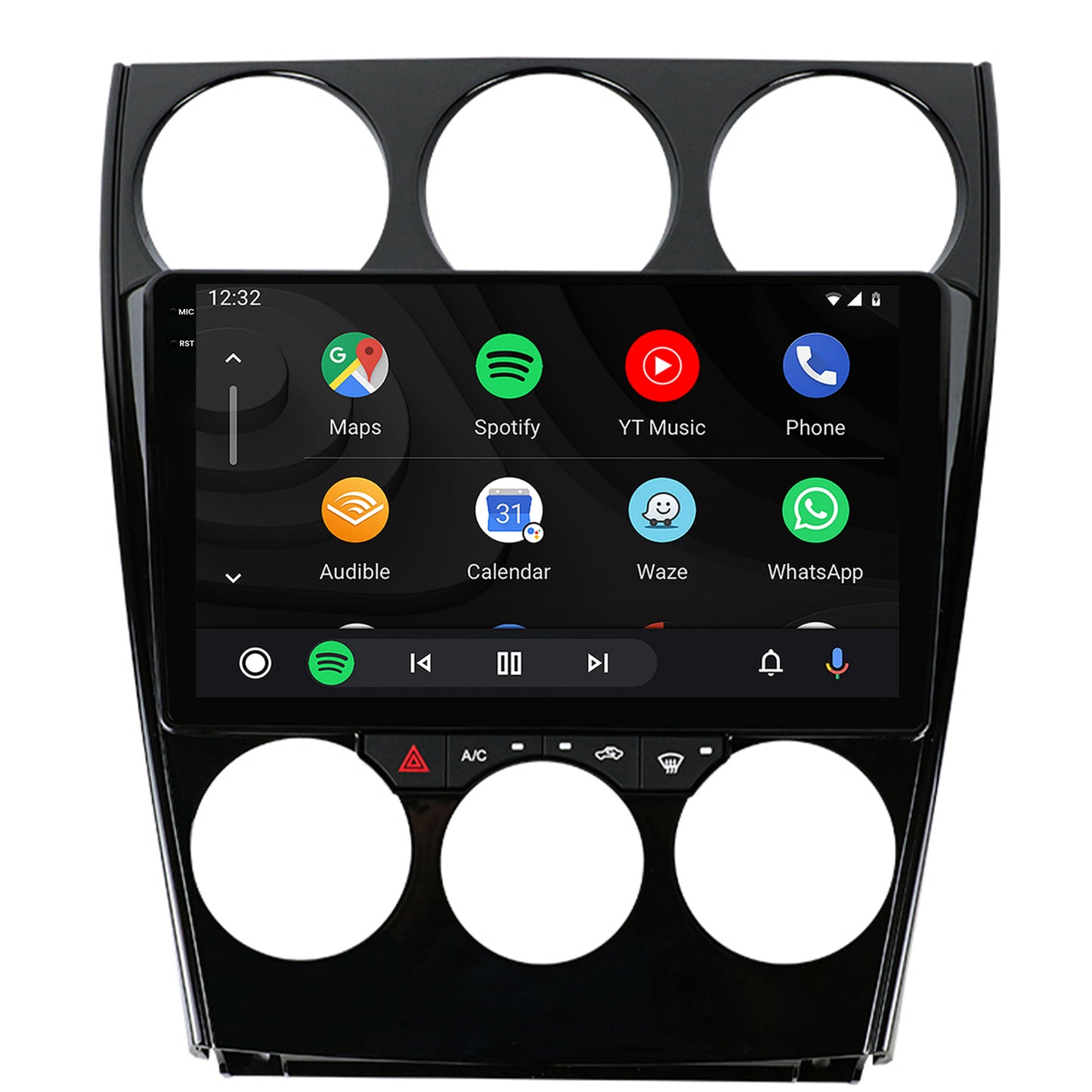 Navigatie 2K Mazda 6 (2002-2008), Android, S-Quadcore / 4GB RAM + 64GB ROM, 9.5 Inch - AD-BGS90042K+AD-BGRKIT321