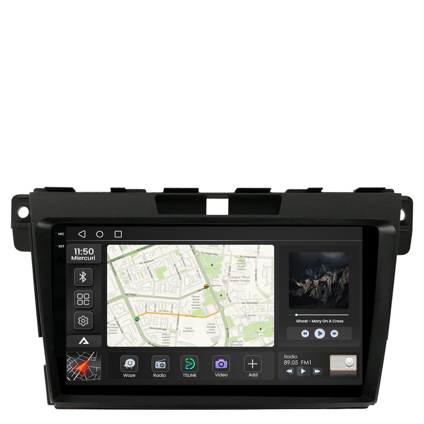Navigatie 2K Mazda CX-7 (2008-2013), Android, S-Quadcore / 4GB RAM + 64GB ROM, 9.5 Inch - AD-BGS90042K+AD-BGRKIT326
