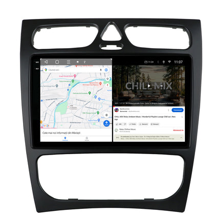 Navigatie 2K Mercedes Benz C-Class W203 (2000-2005), Android, S-Quadcore / 4GB RAM + 64GB ROM, 9.5 Inch - AD-BGS90042K+AD-BGRKIT416