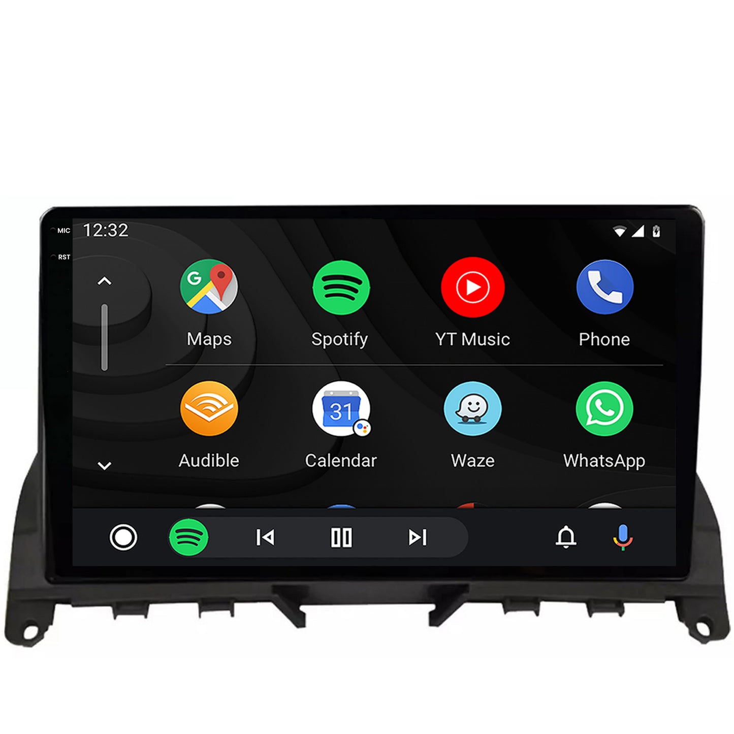 Navigatie 2K Mercedes Benz C-Class W204 (2006-2012),Android, S-Quadcore / 4GB RAM + 64GB ROM, 9.5 Inch - AD-BGS90042K+AD-BGRKIT419