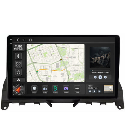 Navigatie 2K Mercedes Benz C-Class W204 (2006-2012),Android, S-Quadcore / 4GB RAM + 64GB ROM, 9.5 Inch - AD-BGS90042K+AD-BGRKIT419
