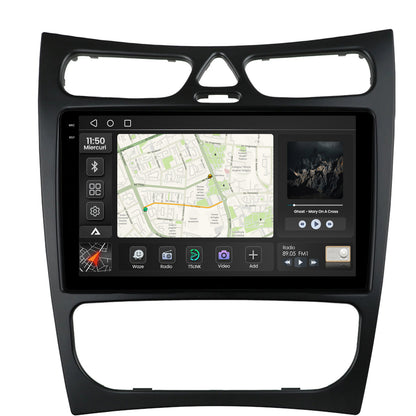 Navigatie 2K Mercedes Benz CLK W209 (2000-2005) (2000-2005), Android, S-Quadcore / 4GB RAM + 64GB ROM, 9.5 Inch - AD-BGS90042K+AD-BGRKIT416V2