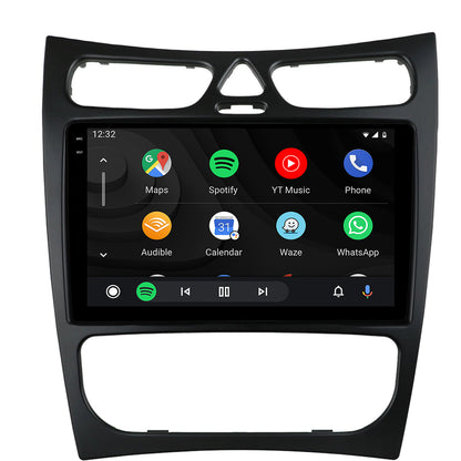 Navigatie 2K Mercedes Benz CLK W209 (2000-2005) (2000-2005), Android, S-Quadcore / 4GB RAM + 64GB ROM, 9.5 Inch - AD-BGS90042K+AD-BGRKIT416V2