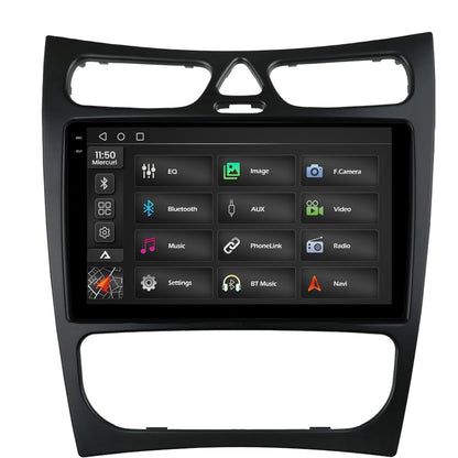 Navigatie 2K Mercedes Benz CLK W209 (2000-2005) (2000-2005), Android, S-Quadcore / 4GB RAM + 64GB ROM, 9.5 Inch - AD-BGS90042K+AD-BGRKIT416V2