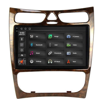 Navigatie 2K Mercedes Benz CLK W209 (2000-2005), Android, S-Quadcore / 4GB RAM + 64GB ROM, 9.5 Inch - AD-BGS90042K+AD-BGRKIT416V4