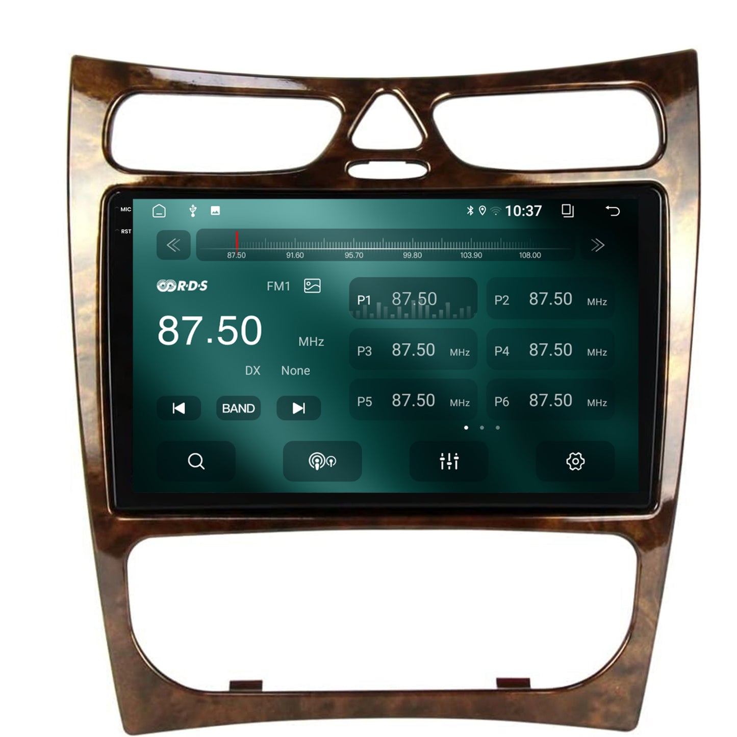 Navigatie 2K Mercedes Benz CLK W209 (2000-2005), Android, S-Quadcore / 4GB RAM + 64GB ROM, 9.5 Inch - AD-BGS90042K+AD-BGRKIT416V4
