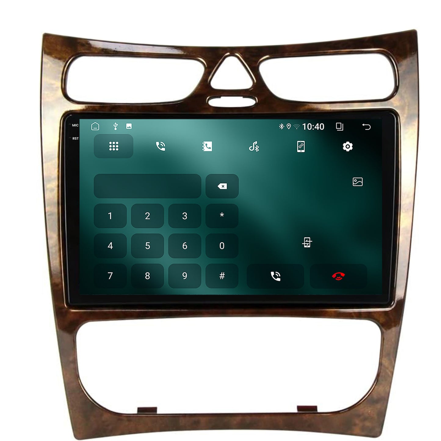 Navigatie 2K Mercedes Benz CLK W209 (2000-2005), Android, S-Quadcore / 4GB RAM + 64GB ROM, 9.5 Inch - AD-BGS90042K+AD-BGRKIT416V4