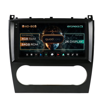 Navigatie 2K Mercedes Benz G-Class W463 (2009-2012), Android, S-Quadcore / 4GB RAM + 64GB ROM, 9.5 Inch - AD-BGS90042K+AD-BGRKIT414v2
