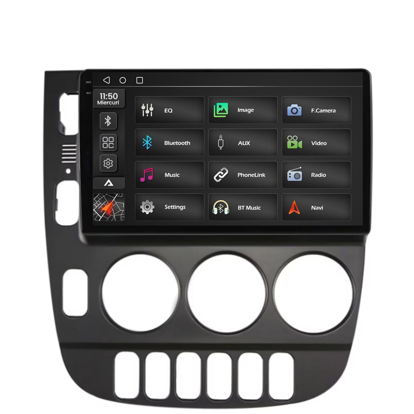 Navigatie 2K Mercedes Benz ML W163 (1998-2005), Android, S-Quadcore / 4GB RAM + 64GB ROM, 9.5 Inch - AD-BGS90042K+AD-BGRKIT405V2