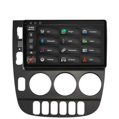 Navigatie 2K Mercedes Benz ML W163 (1998-2005), Android, S-Quadcore / 4GB RAM + 64GB ROM, 9.5 Inch - AD-BGS90042K+AD-BGRKIT405V2