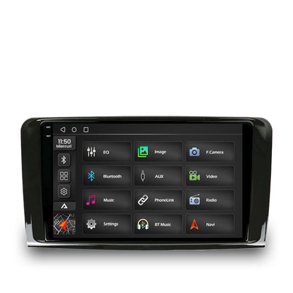 Navigatie 2K Mercedes Benz ML W164 / GL X164, Android, S-Quadcore / 4GB RAM + 64GB ROM, 9.5 Inch - AD-BGS90042K+AD-BGRKIT405