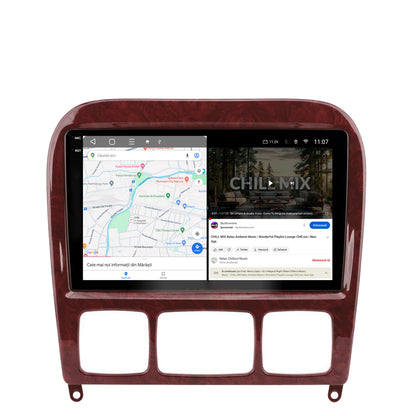 Navigatie 2K Mercedes Benz S-Class (1998-2005), Android, S-Quadcore / 4GB RAM + 64GB ROM, 9.5 Inch - AD-BGS90042K+AD-BGRKIT408