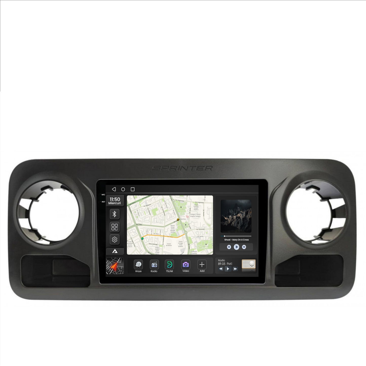 Navigatie 2K Mercedes Benz Sprinter, Android, S-Quadcore / 4GB RAM + 64GB ROM, 10.36 Inch - AD-BGS100042K+AD-BGRKIT407V2