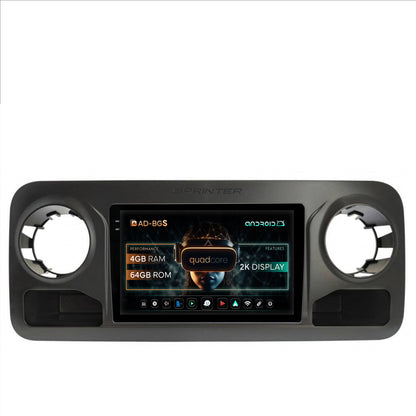 Navigatie 2K Mercedes Benz Sprinter, Android, S-Quadcore / 4GB RAM + 64GB ROM, 10.36 Inch - AD-BGS100042K+AD-BGRKIT407V2