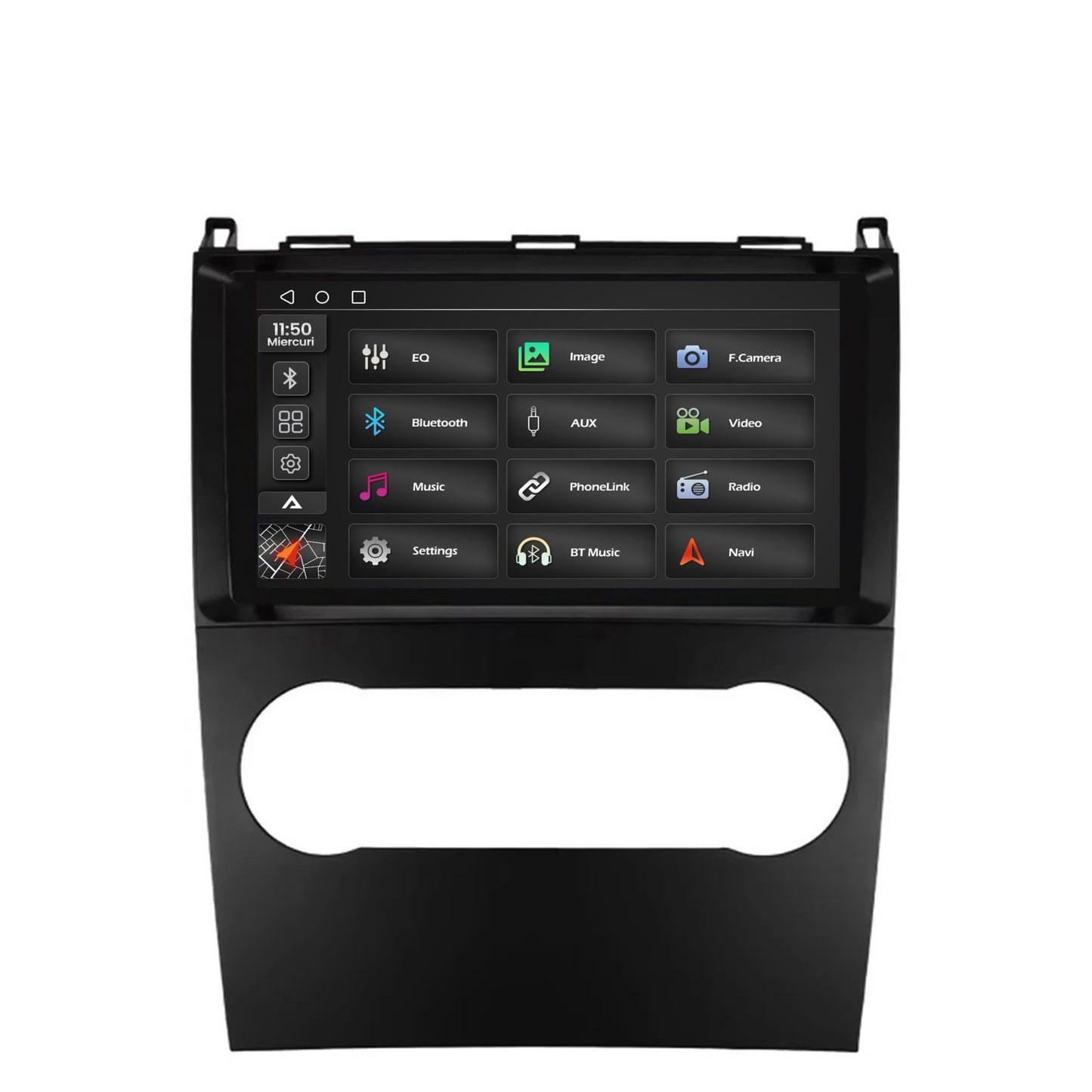 Navigatie 2K Mercedes Benz A/B Class (2004-2011), Android, S-Quadcore / 4GB RAM + 64GB ROM, 9.5 Inch - AD-BGS90042K+AD-BGRKIT420